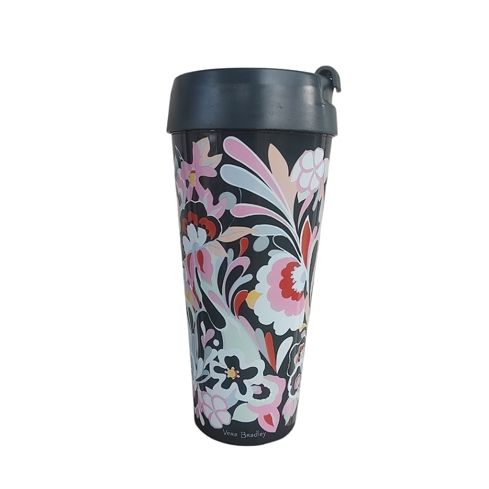 Vera Bradley Floral Travel Mug
